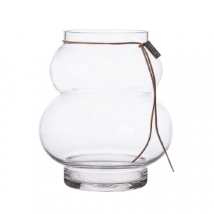 Ernst kurvig glasvas Ø 12 cm, h 21,5 cm